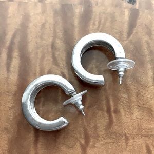 Solid Sterling Silver Hoop Earrings